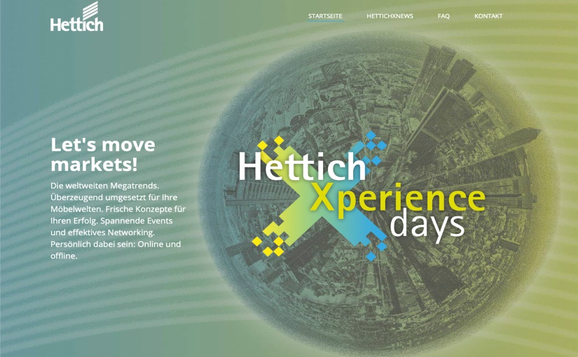 Registrieren lohnt sich: Das Webportal xdays.hettich.com bietet den angemeldeten Fachbesuchern eine Vielzahl an Informationen, Services und ermöglicht ebenso die Teilnahme an Live-Events der HettichXperiencedays. -Foto: Hettich