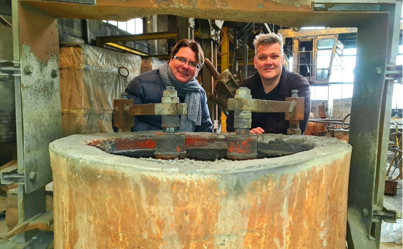 Die Bischoff-Geschäftsführer Thomas Jung (l.) und Olaf Virus-Tetzlaff (re.), hier in ihrem Werk in Lüdinghausen, realisieren im Hansa-BusinssPark in Münster einen zweiten Standort. Foto: Fa. Bischoff