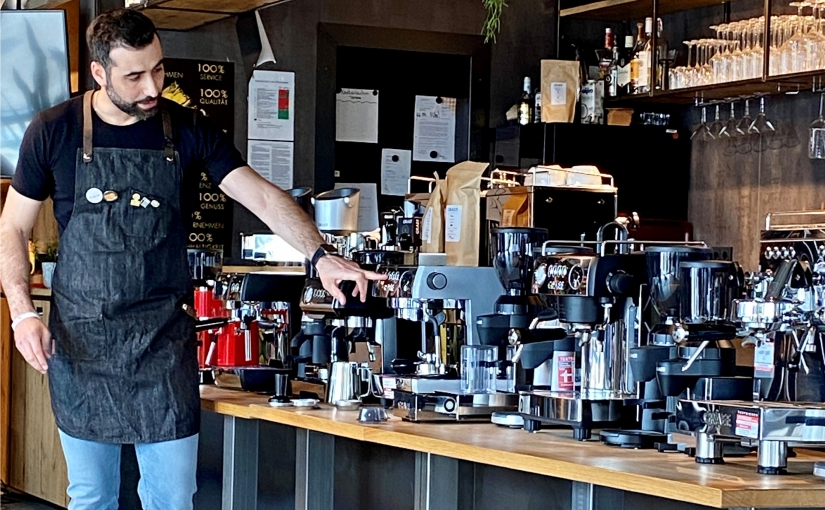 Momentaufnahme aus dem Barista-Workshop, der live für die Händler via Youtube gestreamt wurde. - Foto: EK/servicegroup