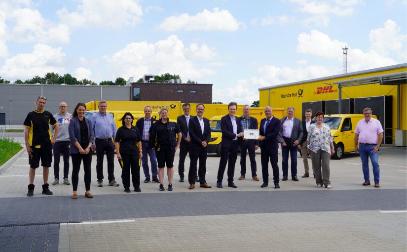 Neuer Zustellstützpunkt der Deutschen Post DHL im Gewerbegebiet Lingen-Nord