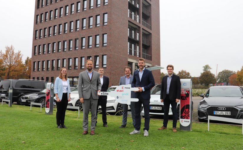 FIEGE Logistik eröffnet mit E.ON und Partnern intelligenten Ladepark für E-Autos