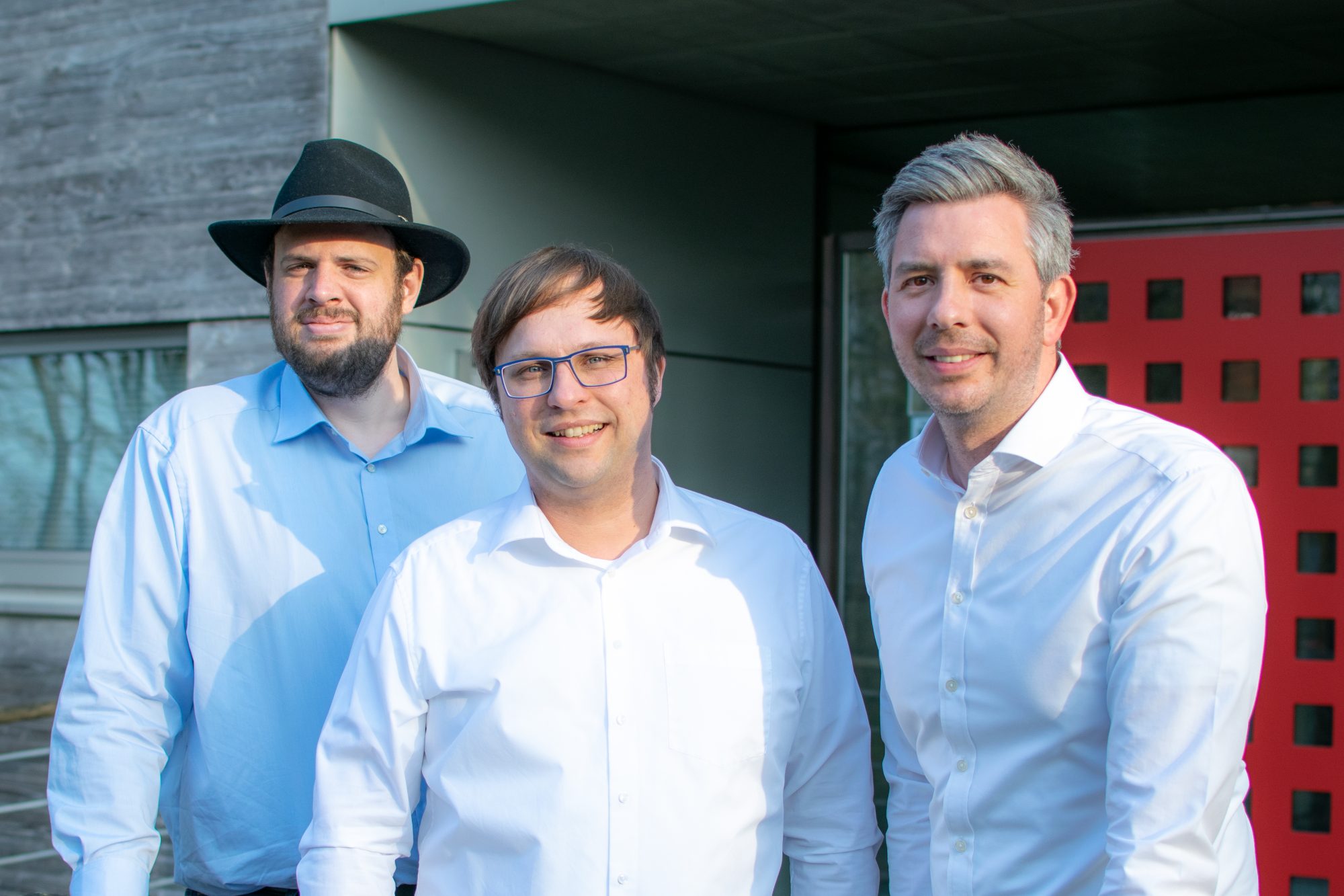 v.l.: Philipp A. Bornefeld, Dr. Matthias Habdank, Dr. Ulrich Jahnke. (Foto: Additive Marking GmbH)