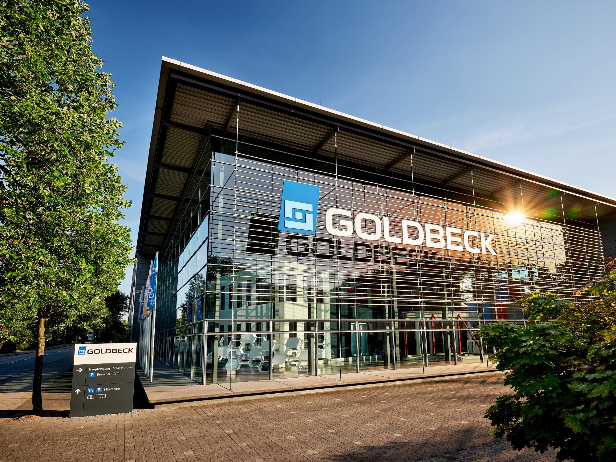Am 20. Mai begrüßt Goldbeck in der Bielefelder Unternehmenszentrale Besucherinnen und Besucher des 25. Karrieretags Familienunternehmen (Foto: Goldbeck GmbH)