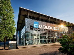 Am 20. Mai begrüßt Goldbeck in der Bielefelder Unternehmenszentrale Besucherinnen und Besucher des 25. Karrieretags Familienunternehmen (Foto: Goldbeck GmbH)