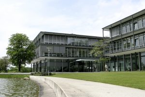 Der Eingangsbereich der Bertelsmann Stiftung (Foto: Thomas Kunsch)