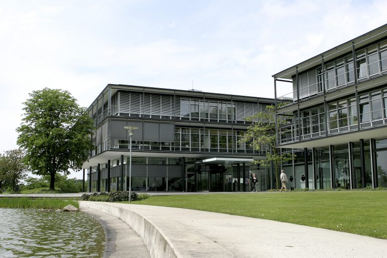 Der Eingangsbereich der Bertelsmann Stiftung (Foto: Thomas Kunsch)