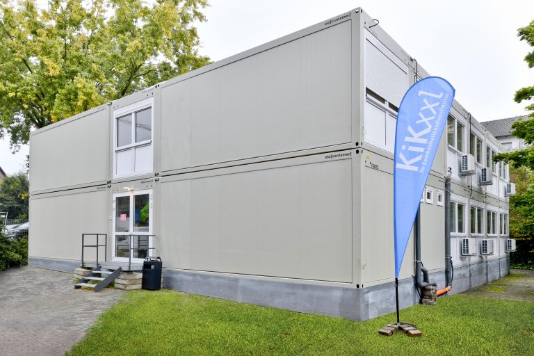 Die zweigeschossige Anlage umfasst insgesamt 520 Quadratmeter (Foto: ELA Container GmbH)