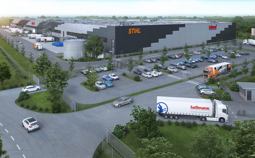 Hellmann übernimmt Zentrallager für STIHL und mietet langfristig neuen Standort im Saarland