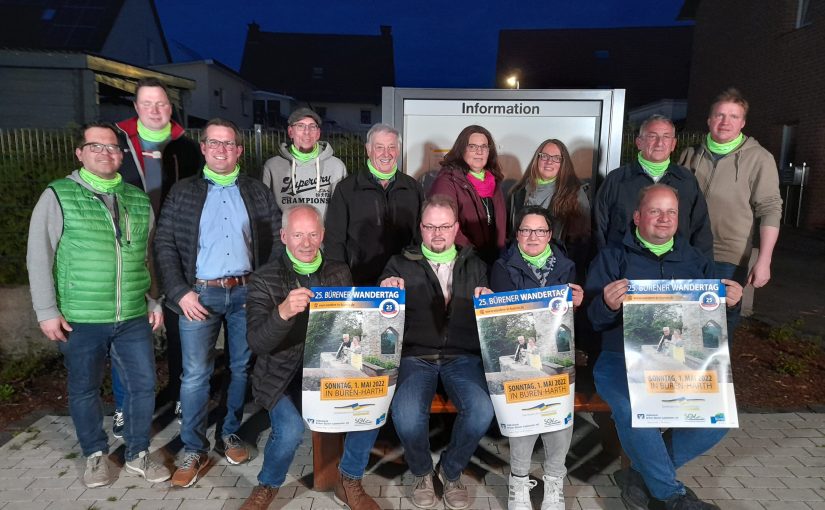 Vorbereitungen zum Jubiläums Wandertag auf vollen Touren