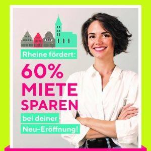 Plakat Verfügungsfond (Foto: EWG Rheine)