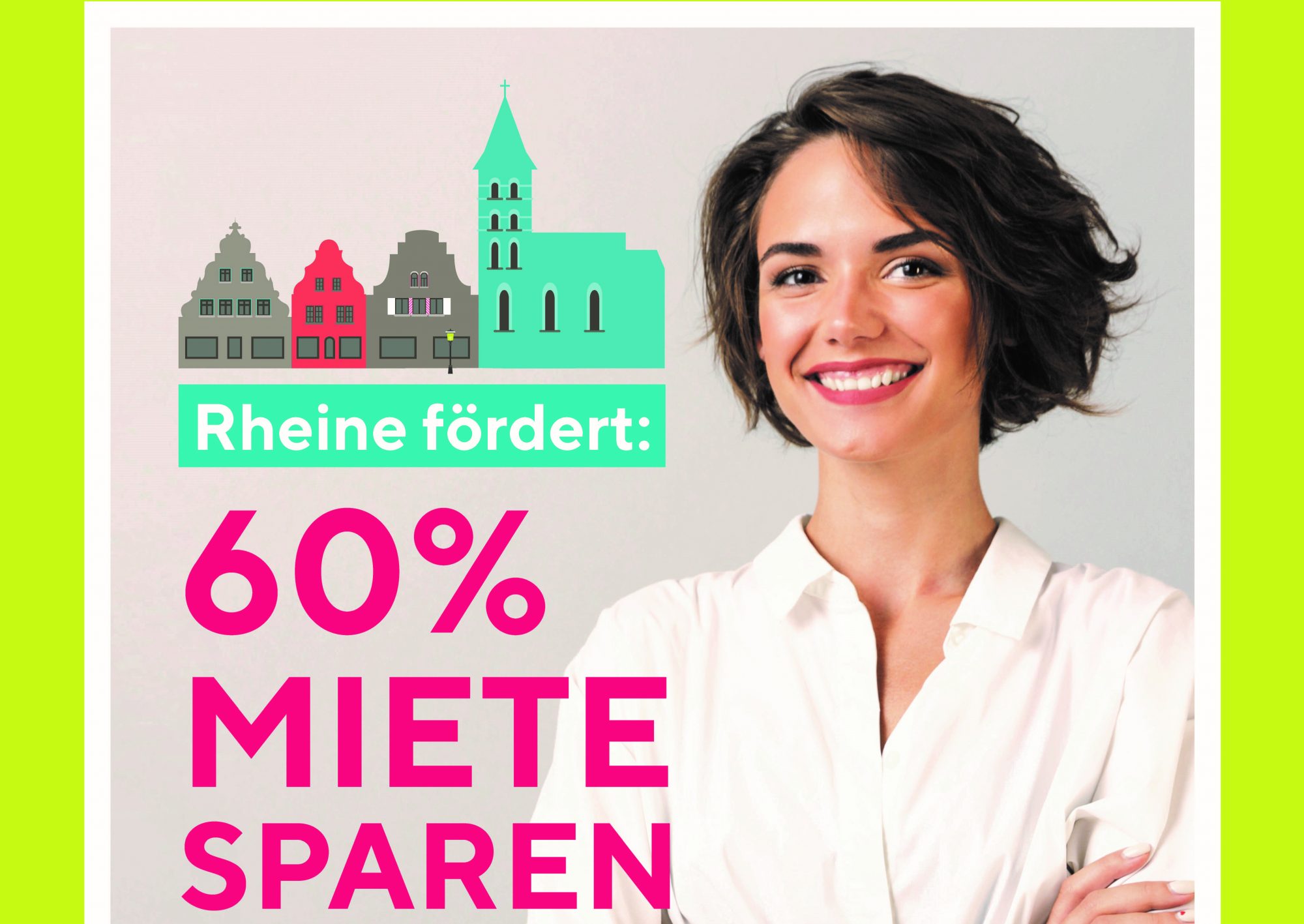 Plakat Verfügungsfond (Foto: EWG Rheine)