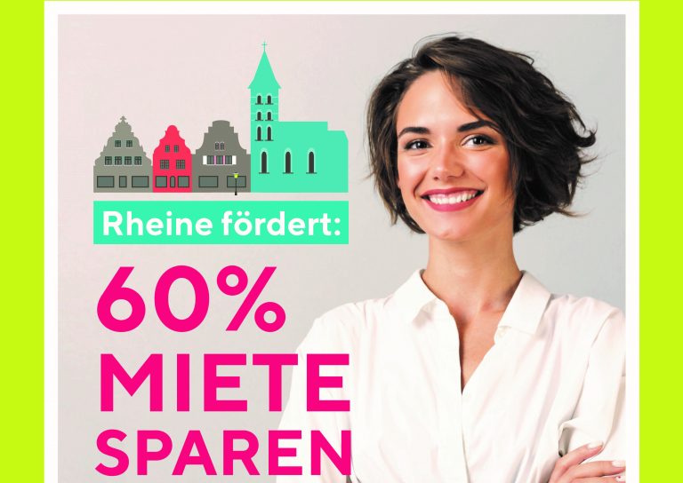 Plakat Verfügungsfond (Foto: EWG Rheine)