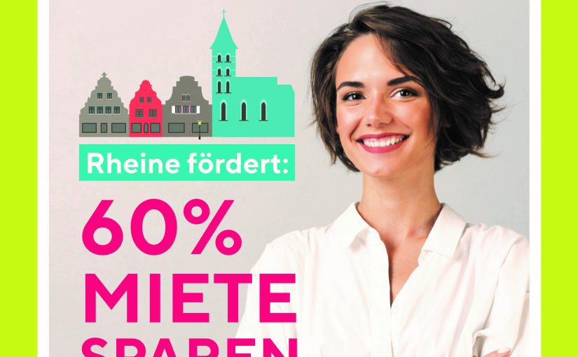 Plakat Verfügungsfond (Foto: EWG Rheine)