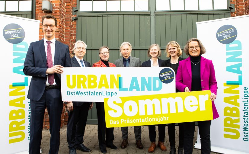 Herzlich willkommen im UrbanLand! REGIONALE-Präsentationsjahr „UrbanLand Sommer“ startet mit einem Festlichen Auftakt im Lokschuppen Bielefeld