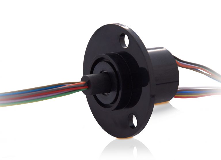 Die kompakten, gekapselten Schleifringe der Baureihe SVTS A von Servotecnica erfüllen alle Standards für den Einsatz in medizintechnischen Geräten (Foto: Servotecnica GmbH)