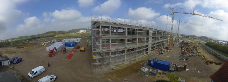 Baustellen-Cam April 2022 (Foto: Westfalia Logistics Solutions Europe)