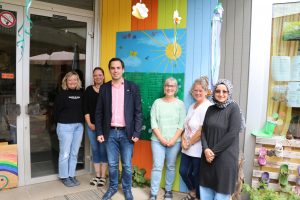 Bürgermeister besucht Johanniter-OGS Lügde (Foto: Johanniter)