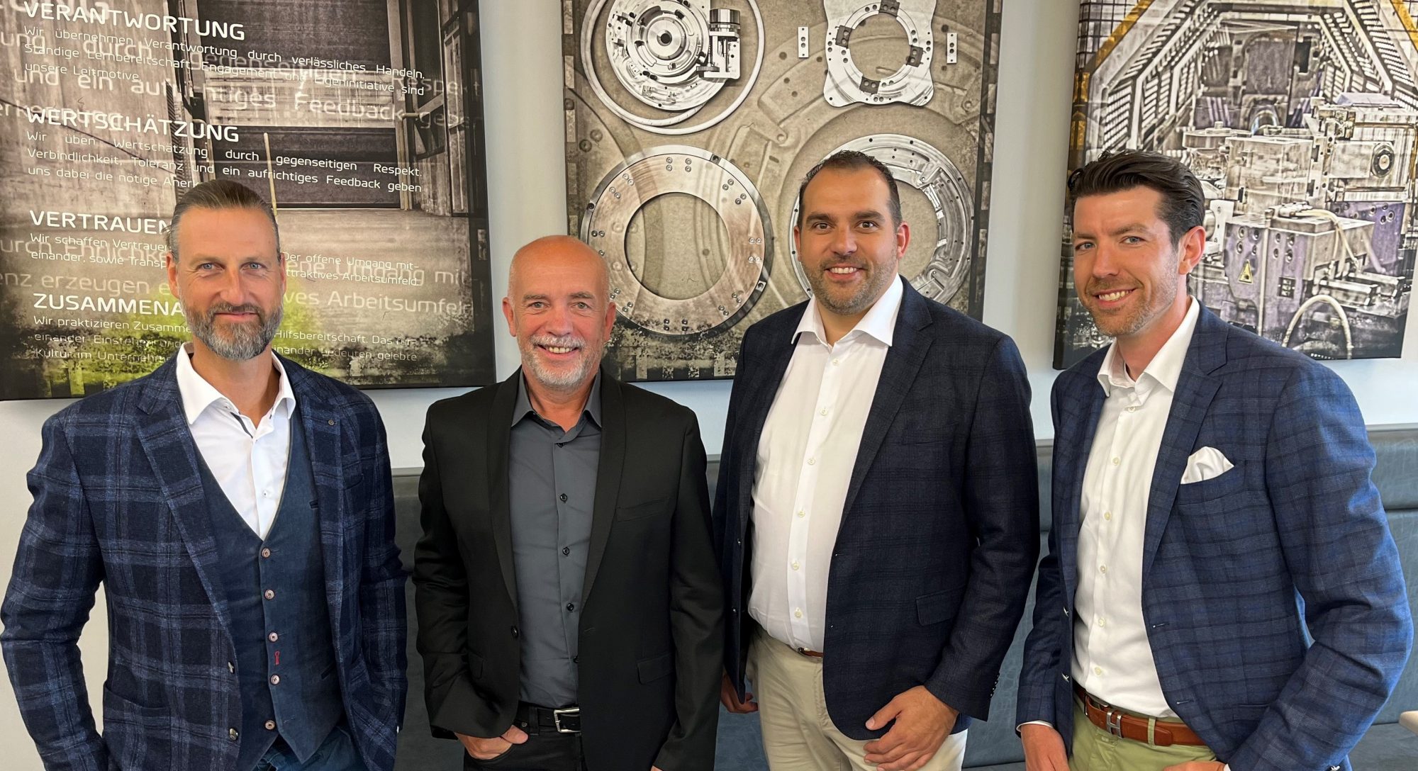 Neuer Vorstand: Dr. Christian Howe • Robert Heggemann • Sven Breustedt • Jan Wesendahl (Foto: Heggemann AG)