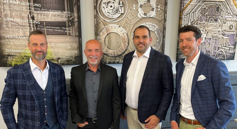 Neuer Vorstand: Dr. Christian Howe • Robert Heggemann • Sven Breustedt • Jan Wesendahl (Foto: Heggemann AG)