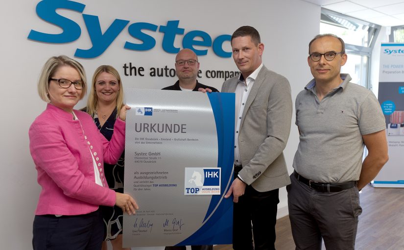 TOP AUSBILDUNG: Osnabrücker Systec GmbH überzeugt mit digitaler Ansprache von Bewerbern und kreativem Freiraum für Auszubildende