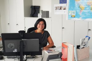 Dr. Juana Salas Poblete leitet seit Januar 2022 das Sprachenzentrum an der FH Bielefeld. (Foto: N. Schnathmann/FH Bielefeld)