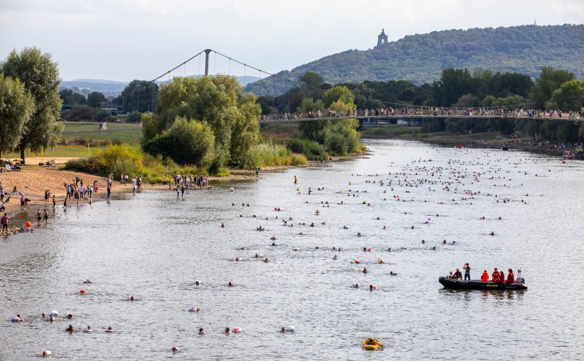 1. Mindener Weserschwimmen (Foto: OWL GmbH, Sättele)