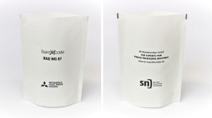 Das Barrierepapier barricote BAG WG 87 von Mitsubishi HiTec Paper als Standbodenbeutel. (Foto: Mitsubishi HiTec Paper Europe GmbH)