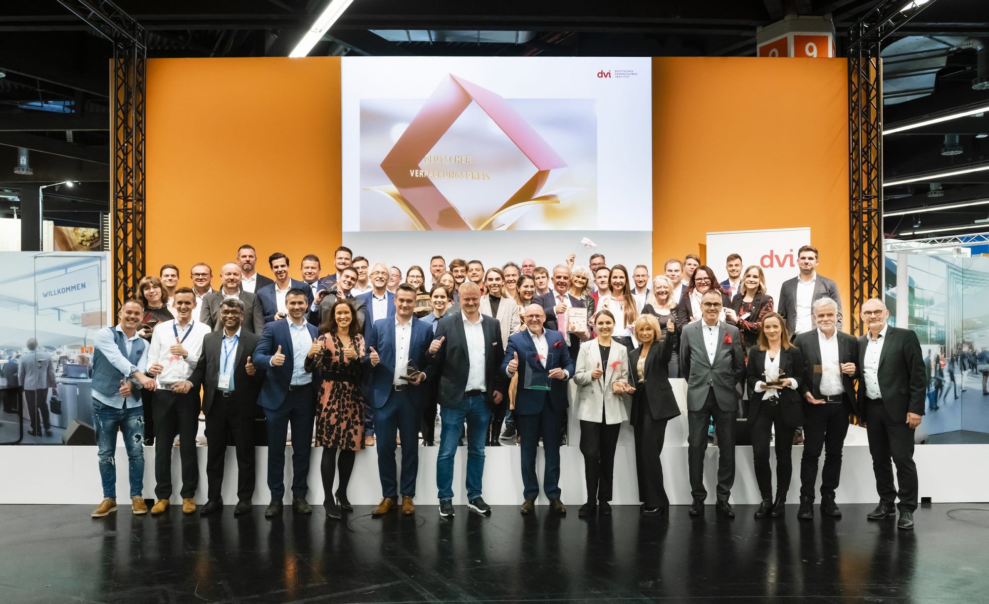 Gruppenfoto Verpackungspreisträger 2022 (Foto Uwe Niklas)