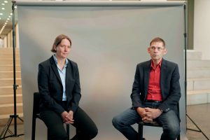 Das Projekt lief unter der Ägide von Prof. Dr. Änne Dörte-Latteck und Prof. Dr. Norbert Seidl vom Fachbereich Gesundheit. (Foto: Vogelsänger Studios/FH Bielefeld)
