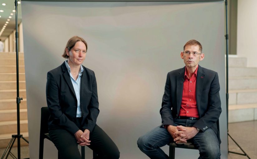 Das Projekt lief unter der Ägide von Prof. Dr. Änne Dörte-Latteck und Prof. Dr. Norbert Seidl vom Fachbereich Gesundheit. (Foto: Vogelsänger Studios/FH Bielefeld)