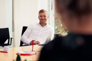 Am Campus Gütersloh der FH Bielefeld fand Breitenbach gute Voraussetzungen vor, um Studium, Familie und Beruf „unter einen Hut“ zu bekommen. (Foto: Patrick Pollmeier/FH Bielefeld)