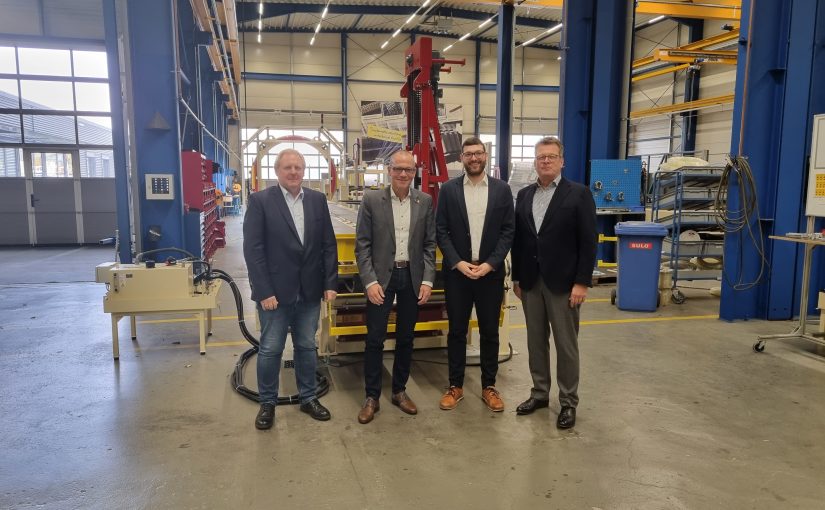 Bürgermeister zu Besuch bei der Jürgens Holding GmbH