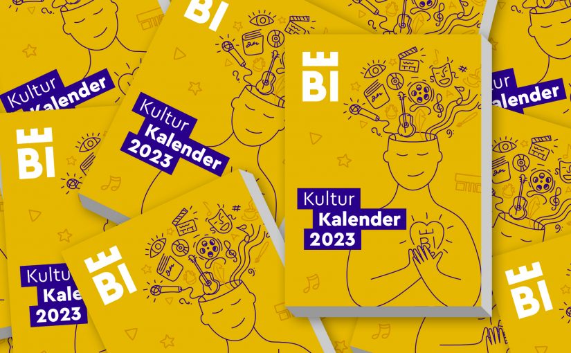 Den Taschenkalender „Bielefelder Kultur 2023“ mit vielen Veranstaltungstipps und Kulturhighlights fürs kommende Jahr gibt es zu jedem Kulturgeschenk gratis dazu. (Foto: Bielefeld Marketing GmbH)