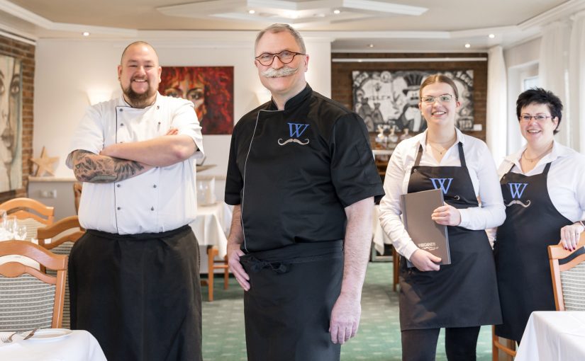 Das Team vom Restaurant Wiegands freut sich über die Auszeichnung. (Foto: gerberCom.)