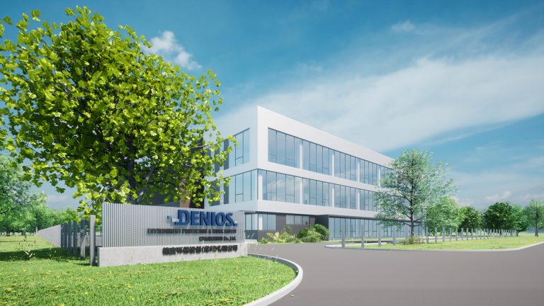 Zukunftsaussichten: So wird der neue DENIOS Standort nach Fertigstellung im Jahre 2024 aussehen (Foto: Denios SE)