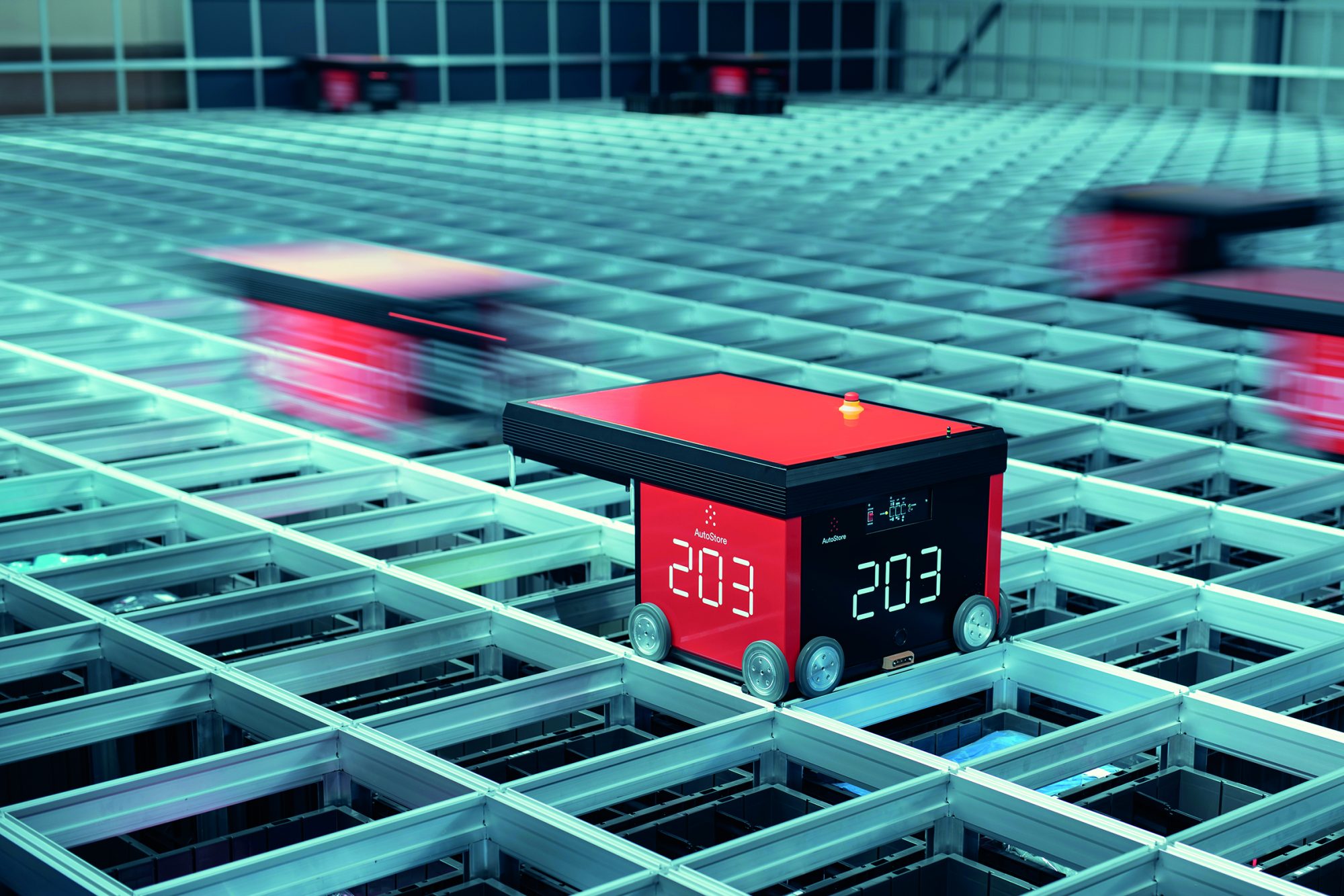 Das robotergestützte Lager- und Kommissioniersystem AutoStore lässt sich problemlos in die ProStore®-Umgebung integrieren. (Foto: AutoStore)