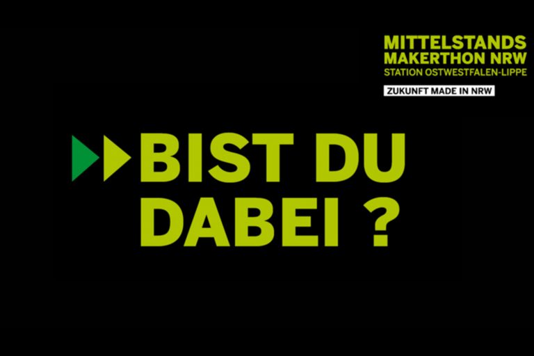 Beim MittelstandsMAKERTHON NRW mit Station in Ostwestfalen Lippe sollen sie kreative Lösungen entwickeln, um real existierende Herausforderungen des Mittelstands zu bewältigen. (Foto: MittelstandsMAKERTHON NRW)