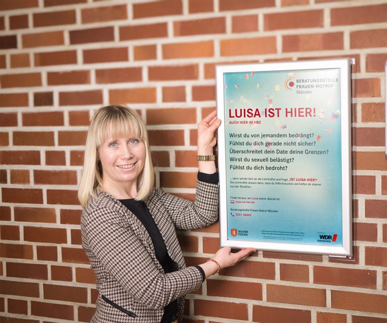 Mariele Blang, die das Gästehaus betreut, koordiniert „Luisa ist hier!“ im HBZ (Foto: HWK)
