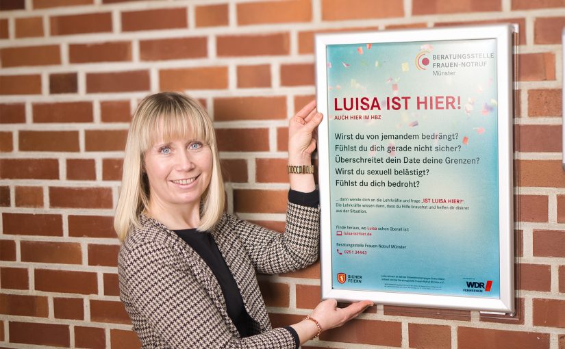 Mariele Blang, die das Gästehaus betreut, koordiniert „Luisa ist hier!“ im HBZ (Foto: HWK)