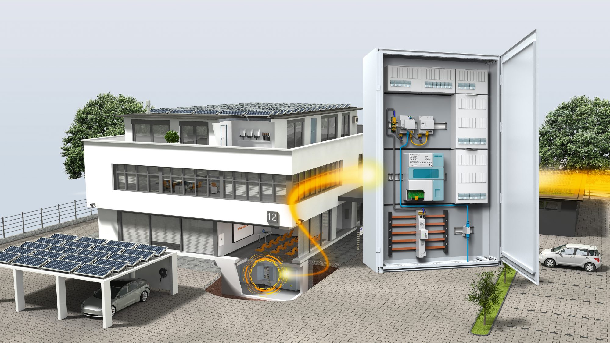 Mit intelligenten Messsystemen können Stromnetze optimal ausgelastet und Energiekosten reduziert werden. Weidmüller bietet hierfür die passenden Verbindungslösungen. Damit können Sie Ihre Verbindungstechnik für Energie und Daten individuell realisieren. (Foto: Weidmüller)