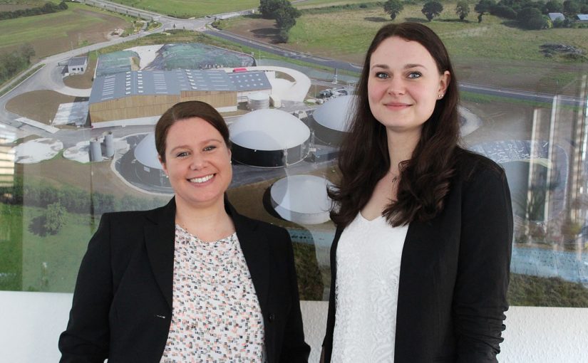Die Betreiber der WELTEC-Anlagen in UK und Irland stehen im direkten Kontakt mit dem Biologie-Team in Vechta: Dr. Katharina Tabke (links) und Wiebke Dammann (rechts), beide Biologischer Service. (Foto: Weltec)