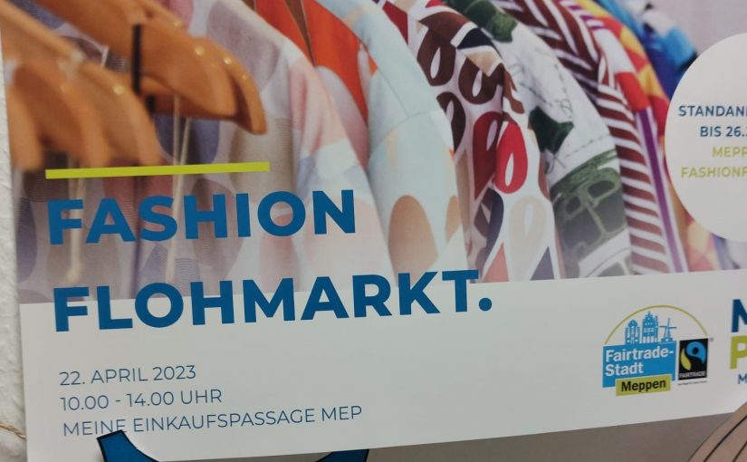 Der Fashion-Flohmarkt findet am Samstag, 22. April, in der Zeit von 10.00 bis 14.00 Uhr im 1. Obergeschoss auf der ehemaligen Media Markt-Fläche in der MEP statt. 60 Stände mit einer bunten Auswahl an Secondhand-Kleidung, -Schuhen und -Accessoires warten auf die Besucherinnen und Besucher. (Foto: Stadt Meppen)