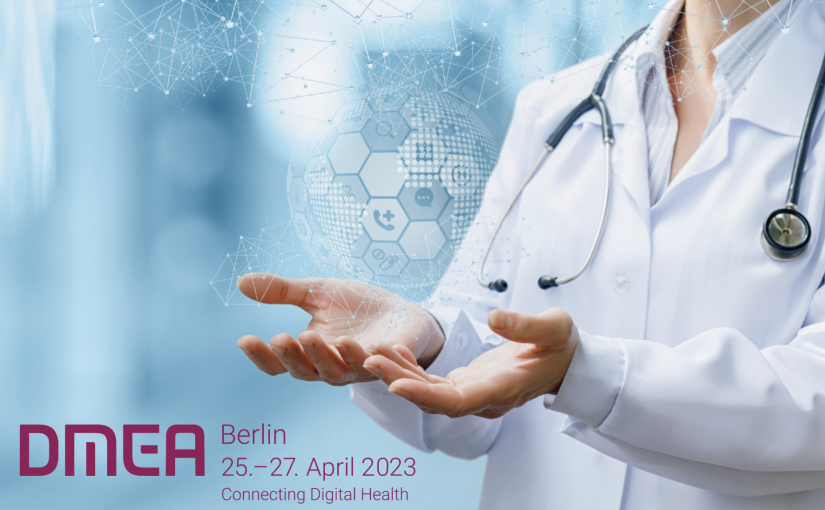 achelos präsentiert auf der DMEA 2023 Produkte und Lösungen für die Digitalisierung im Gesundheitswesen | (Bild: Canva)