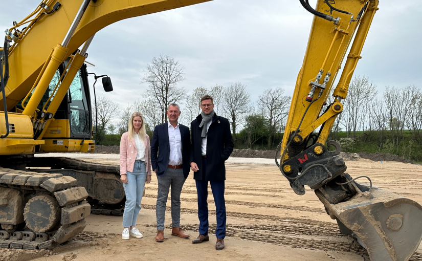 (v.l.n.r.): Heike Beckmann, Guido Beckmann, Ingo Niehaus (Foto: EWG für Rheine mbH)