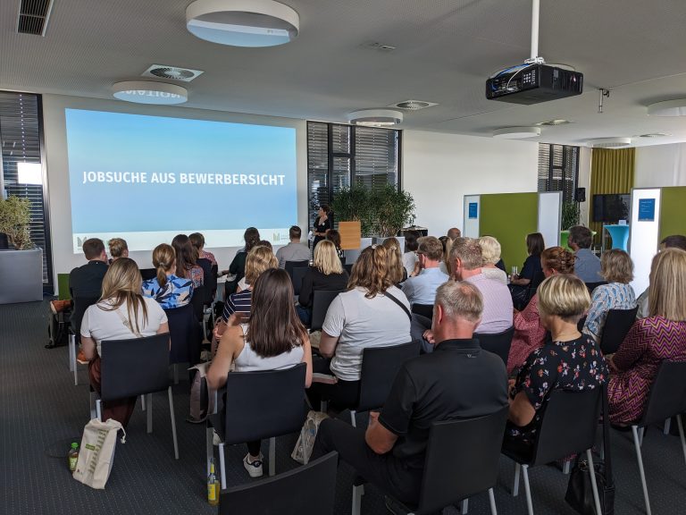 Rund 50 Unternehmen nahmen am Netzwerktreffen des Services Onboarding@Münsterland teil. Arbeitgebernetzwerktreffen bei der GWS Unternehmensgruppe in Münster (Foto: Münsterland e.V.)