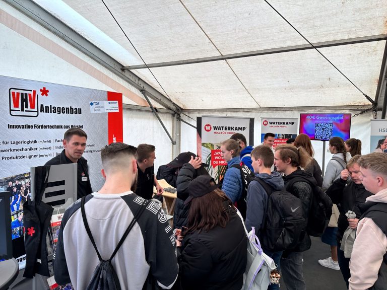 Impression der Ausbildungsmesse Rheine 2023 (Foto: EWG)