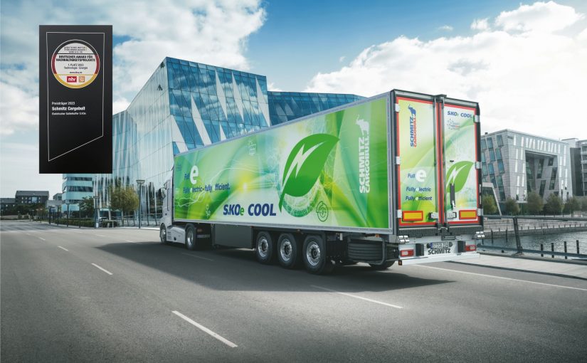 Schmitz Cargobull ist erster OEM mit Typgenehmigung für vollelektrischen Kühlkoffer S.KOe COOL mit Generatorachse (Foto: Schmitz Cargobull)