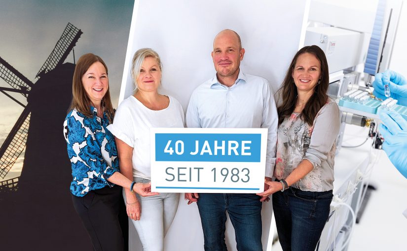 Freuen sich darauf, das Unternehmen weiter nachhaltig in die Zukunft zu bewegen: (v.l.): Diana, Julia, Florian und Anna Weßling (Foto: Wessling)