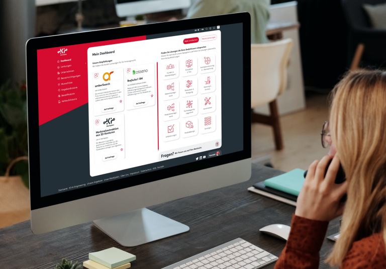 Das Start-up KI-Marktplatz bietet kostenlose Webchecks und weitere Beratungsformate für den Einstieg in das Thema KI im Engineering an. Zum Leistungsangebot gehört auch ein App- und Servicestore, auf dem Nutzer einen einfachen Zugang zu KI-Anwendungen von Drittanbietern erhalten. (Foto: it’s OWL)