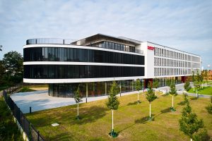 Luftaufnahme des neuen Standorts der Hagedorn Unternehmensgruppe (Foto: Hagedorn)